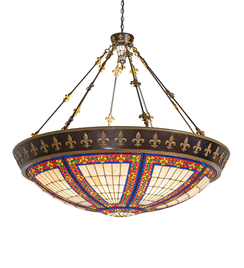 Meyda Tiffany 280520 LED Pendant, Copper Vein & Nu Gold