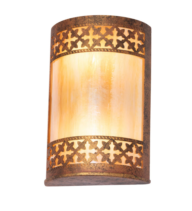 Meyda Tiffany 280751 Two Light Wall Sconce, Autumn Leaf