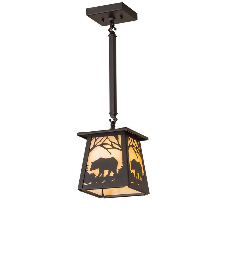 Meyda Tiffany 282329 One Light Mini Pendant, Oil Rubbed Bronze
