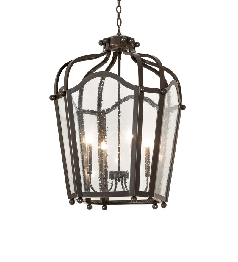 Meyda Tiffany 283707 Four Light Pendant, Timeless Bronze