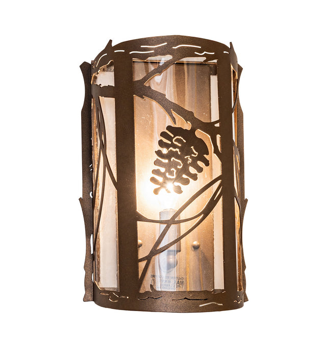 Meyda Tiffany 285637 One Light Wall Sconce, Tyler Bronze