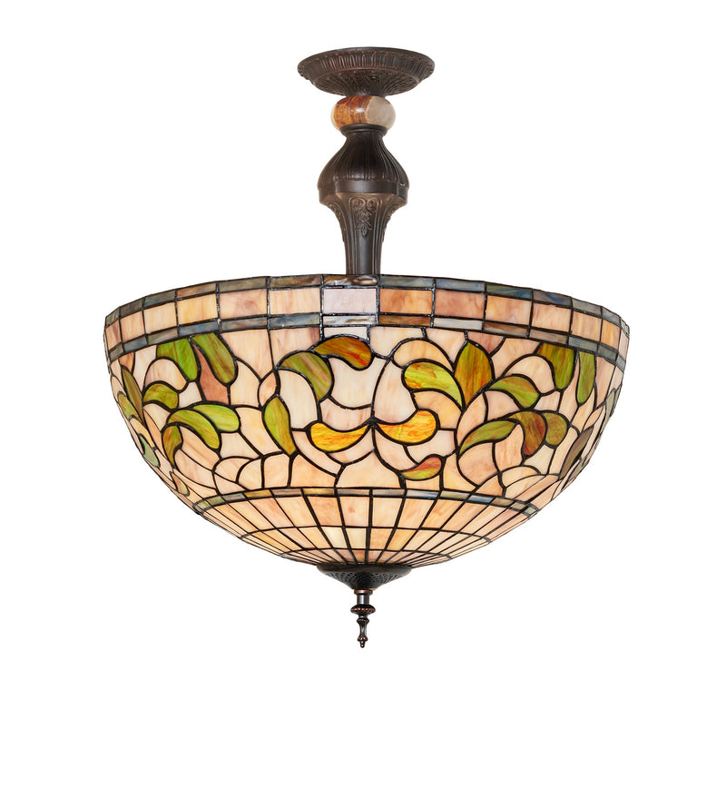 Meyda Tiffany 278220 Three Light Semi-Flushmount