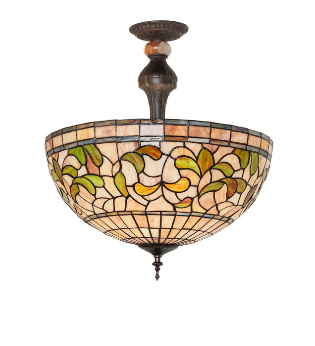 Meyda Tiffany 278220 Three Light Semi-Flushmount