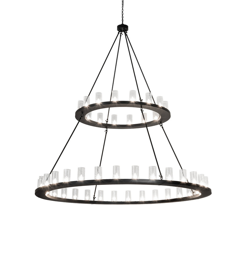 Meyda Tiffany 282920 LED Chandelier, Flat Black