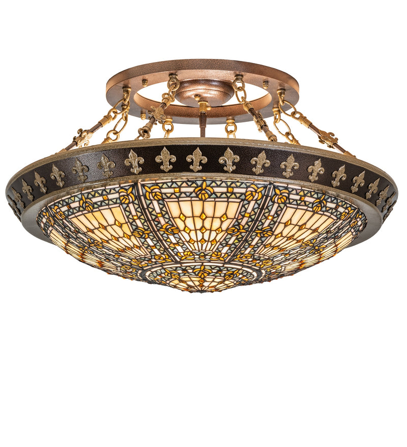 Meyda Tiffany 283082 Four Light Semi-Flushmount