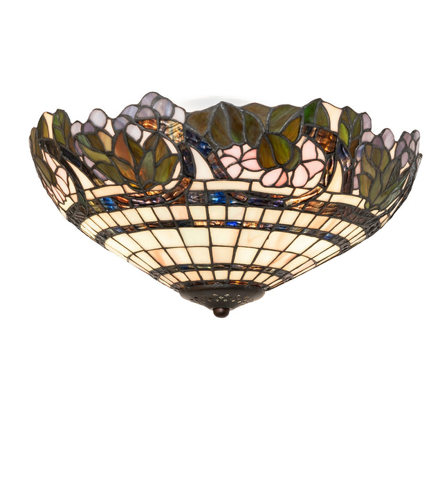 Meyda Tiffany 284596 Three Light Flushmount