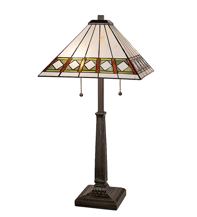 Meyda Tiffany 286312 Two Light Table Lamp