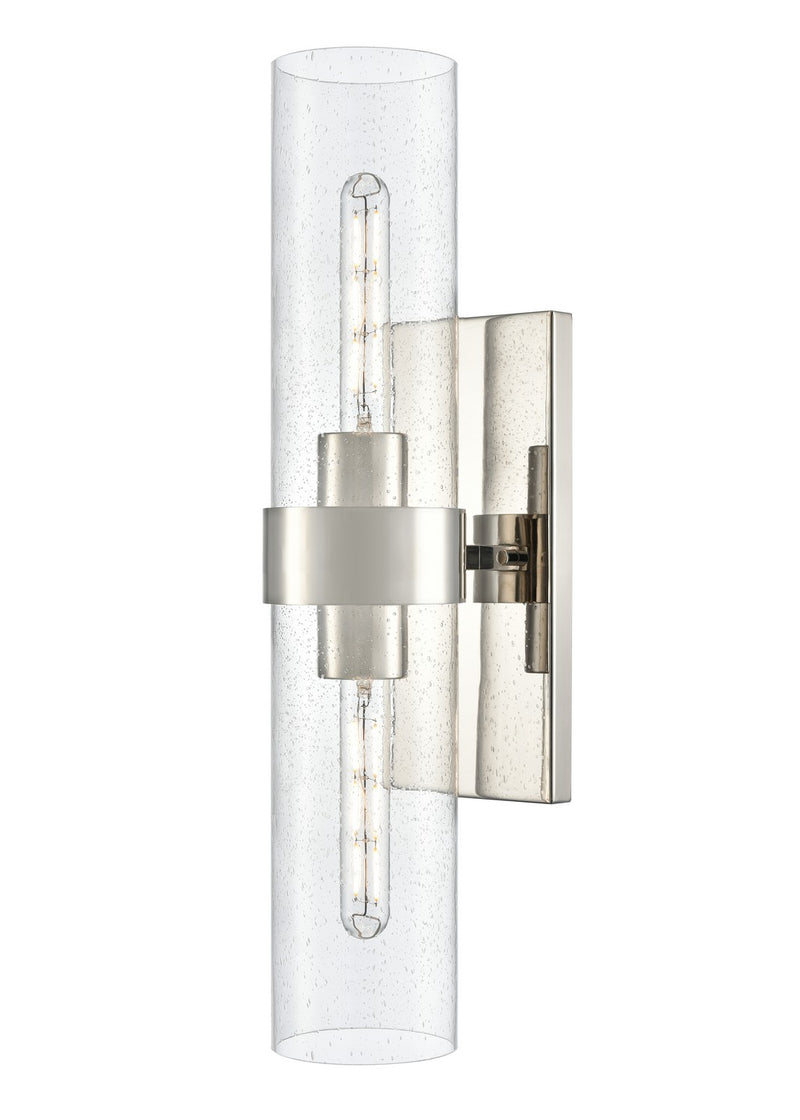 Millennium 15102-PN Two Light Wall Sconce, Polished Nickel
