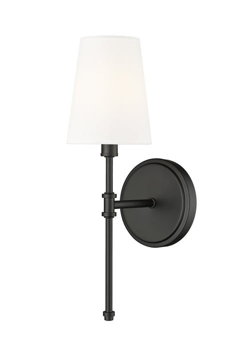 Millennium 16201-MB One Light Wall Sconce, Matte Black