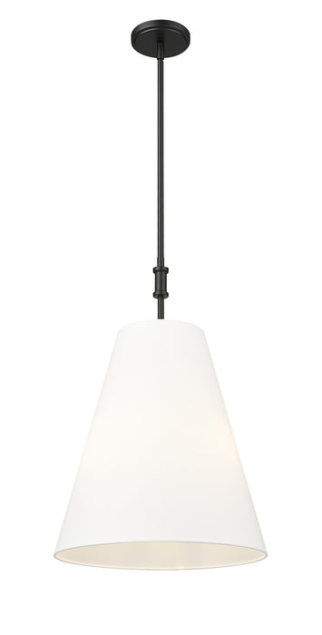 Millennium 16303-MB Three Light Pendant, Matte Black