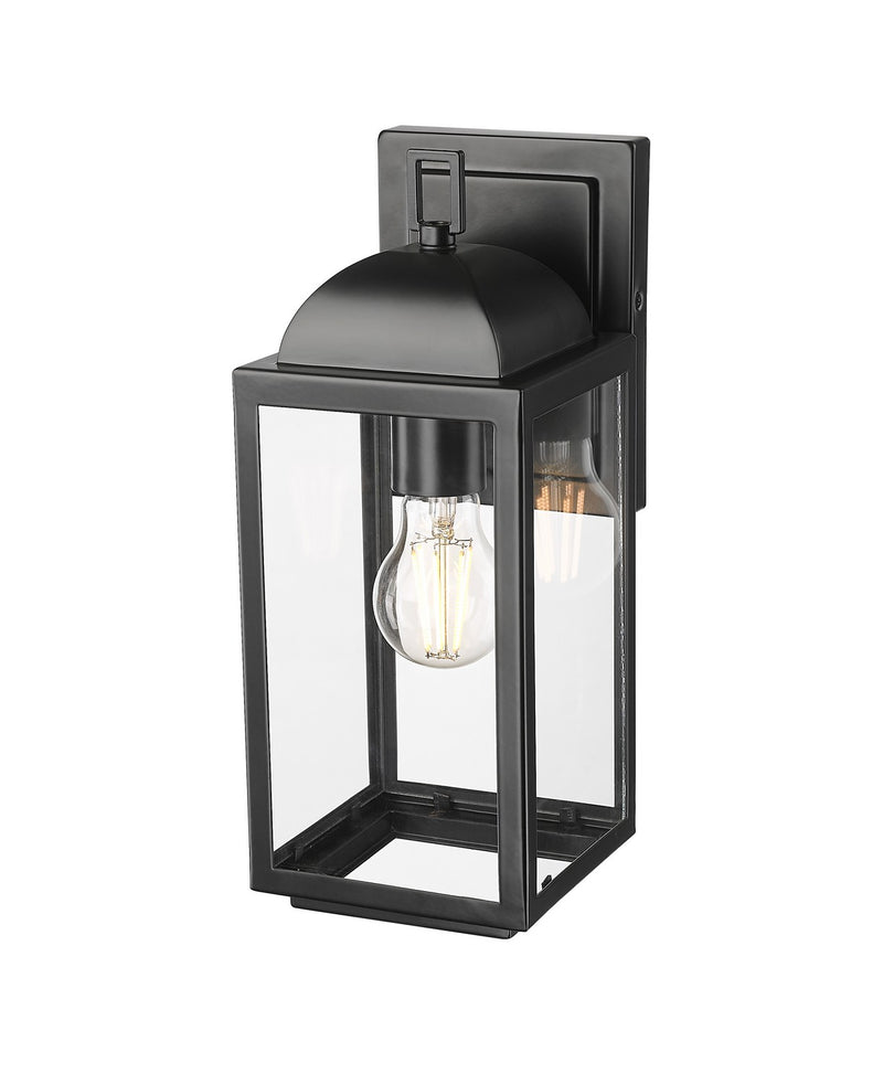 Millennium 194001-PBK One Light Outdoor Wall Sconce, Powder Coated Black