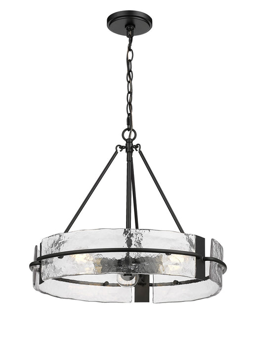 Millennium 19503-MB Three Light Pendant, Matte Black