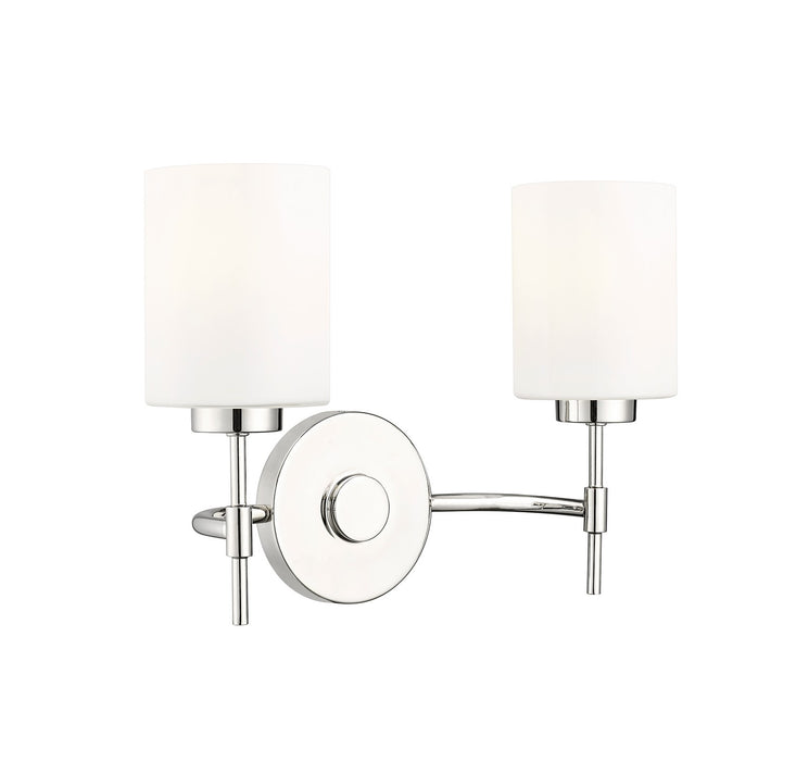 Millennium 19602-PN Two Light Vanity, Polished Nickel