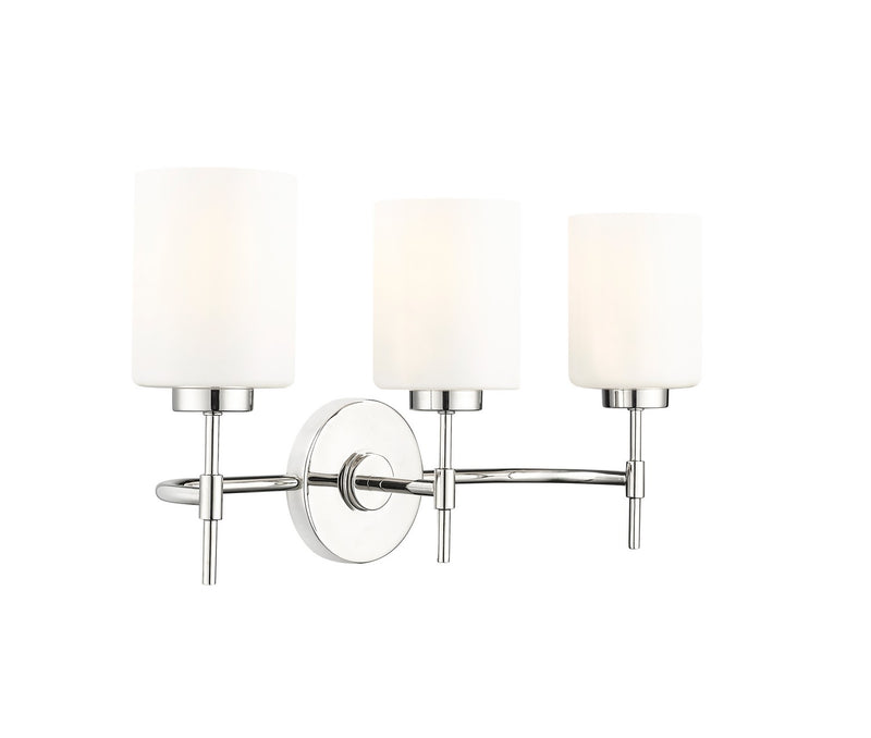 Millennium 19603-PN Three Light Vanity, Polished Nickel