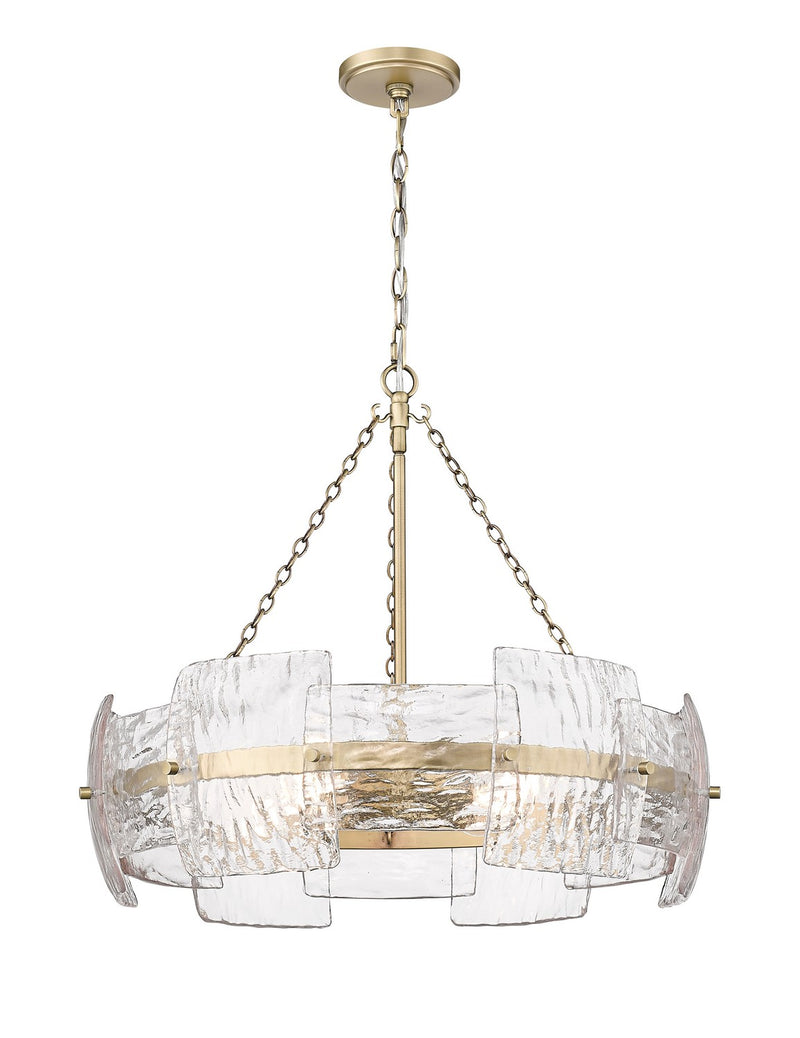Millennium 199904-VB Four Light Pendant, Vintage Brass