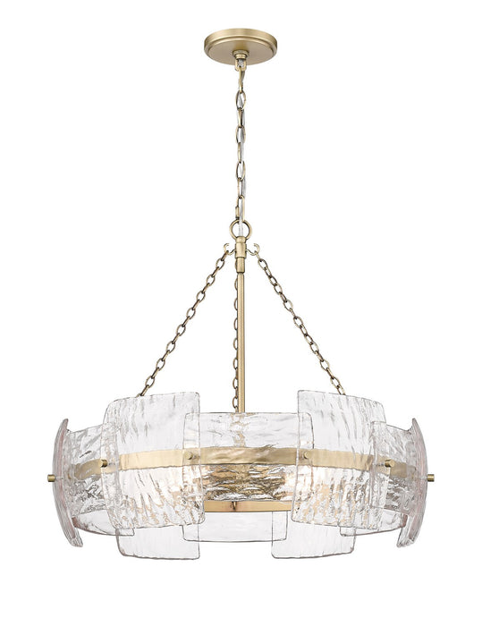 Millennium 199904-VB Four Light Pendant, Vintage Brass