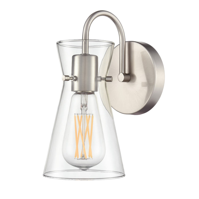 Millennium 21001-BN One Light Vanity, Brushed Nickel