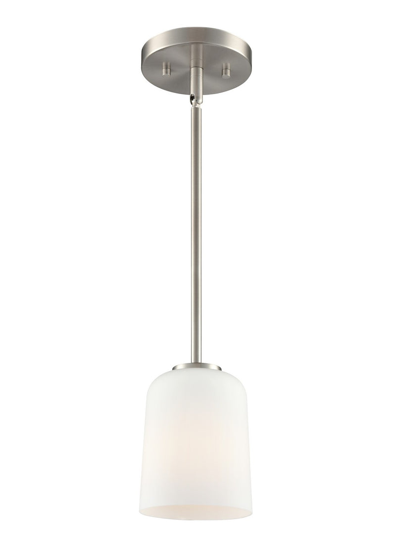 Millennium 214001-BN One Light Pendant, Brushed Nickel