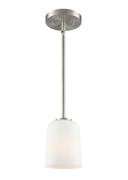 Millennium 214001-BN One Light Pendant, Brushed Nickel