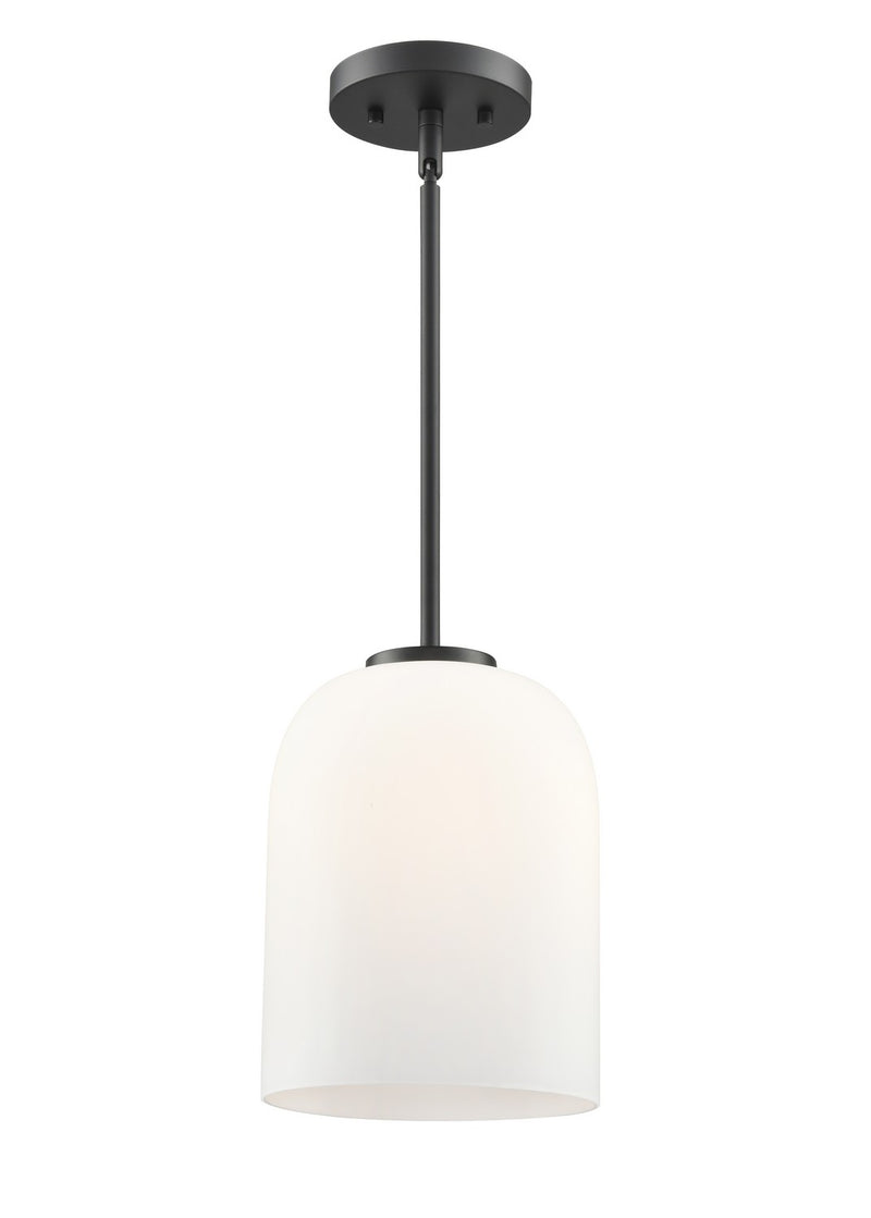 Millennium 214101-MB One Light Pendant, Matte Black