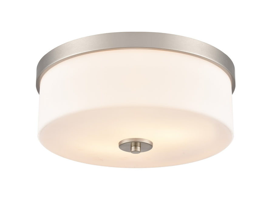 Millennium 214102-BN Two Light Flushmount, Brushed Nickel