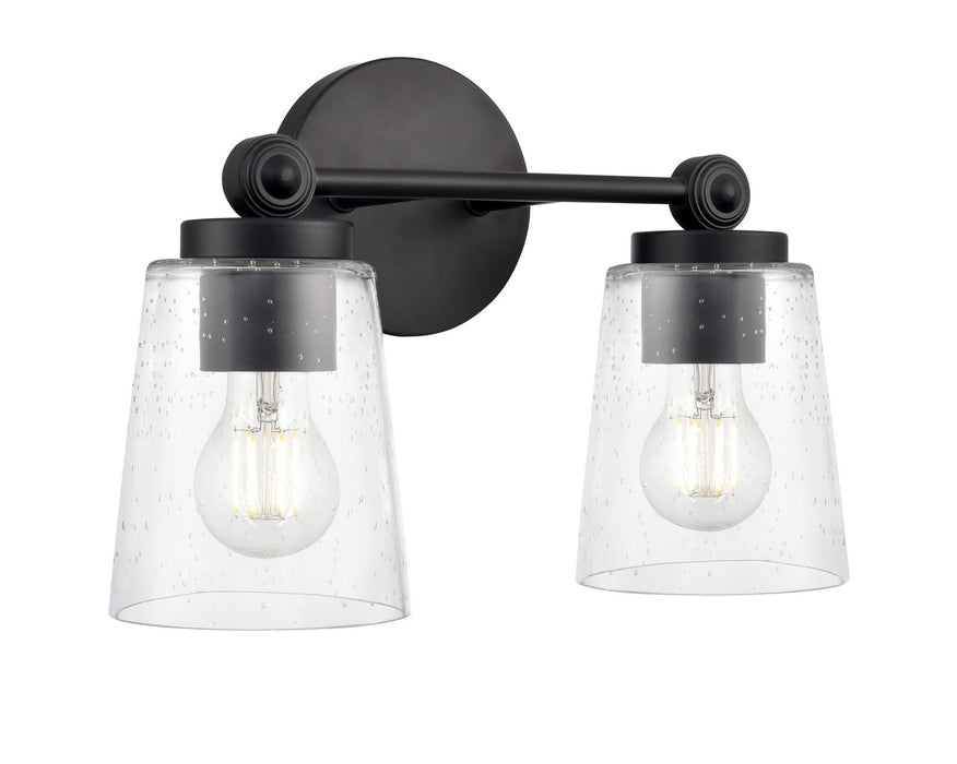 Millennium 22002-MB Two Light Vanity, Matte Black