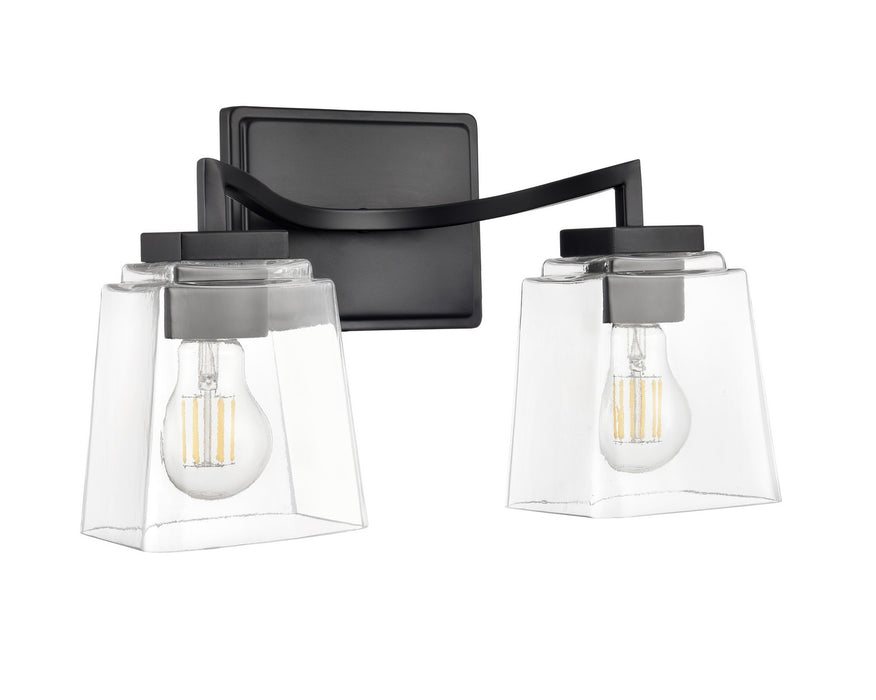 Millennium 24002-MB Two Light Vanity, Matte Black