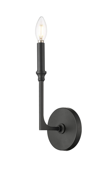 Millennium 25301-MB One Light Wall Sconce, Matte Black