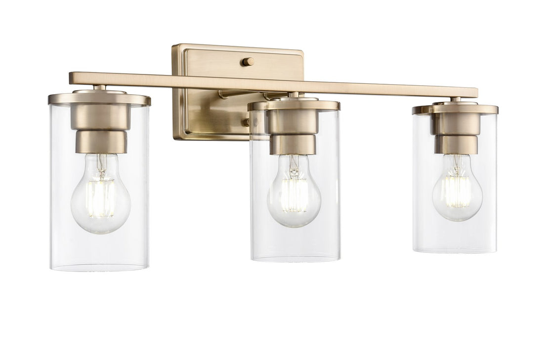 Millennium 2703-MG Three Light Vanity, Modern Gold
