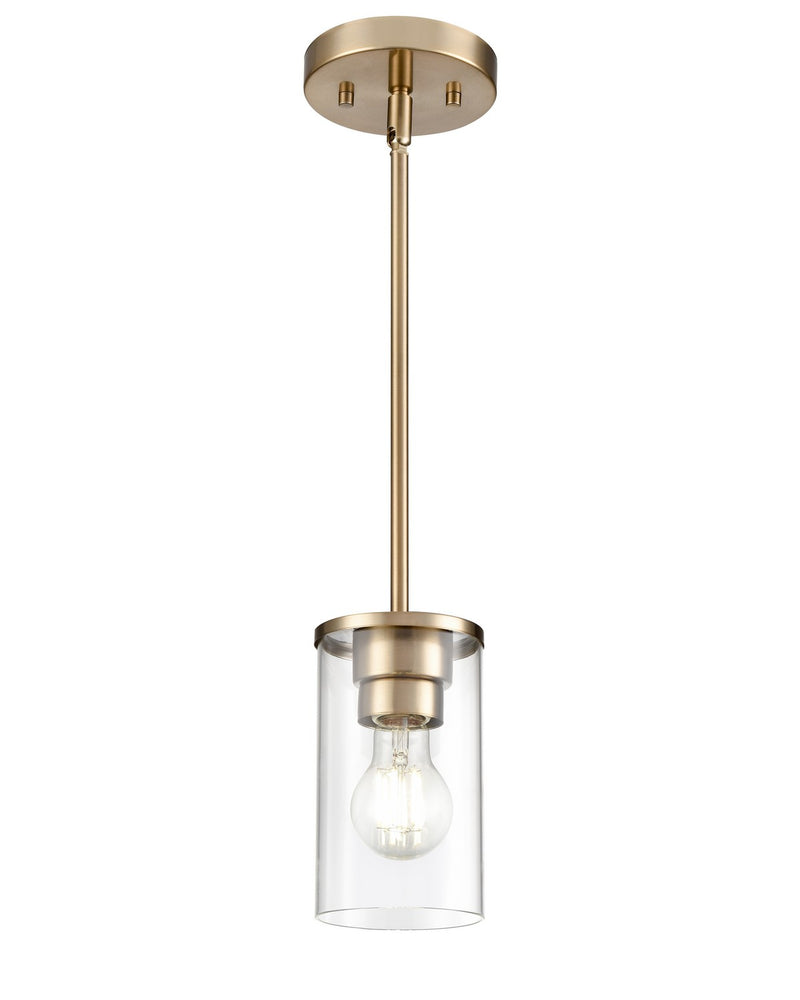 Millennium 2711-MG One Light Pendant, Modern Gold