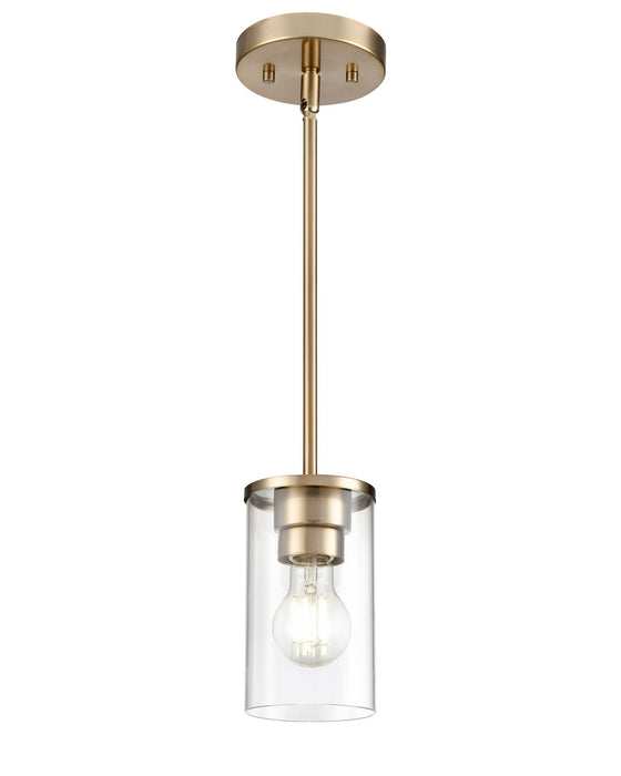 Millennium 2711-MG One Light Pendant, Modern Gold