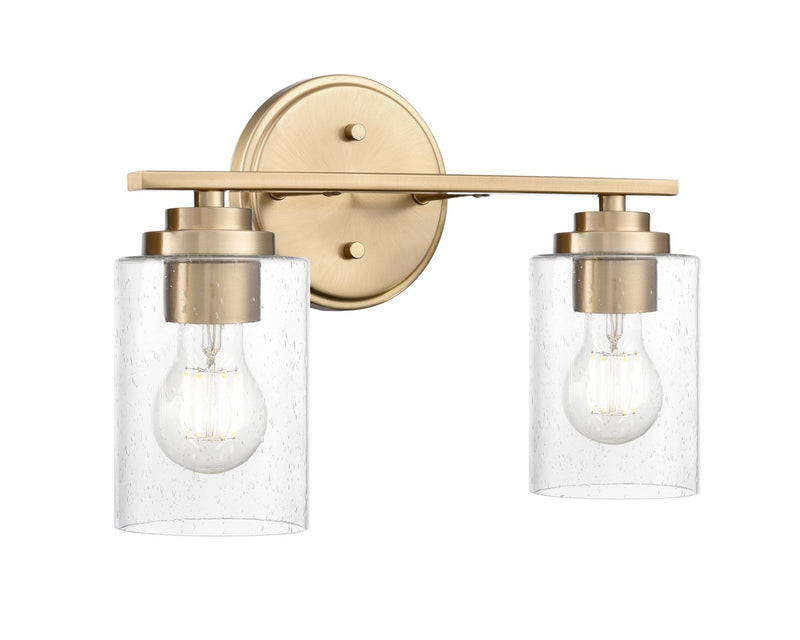 Millennium 3682-MG Two Light Vanity, Modern Gold