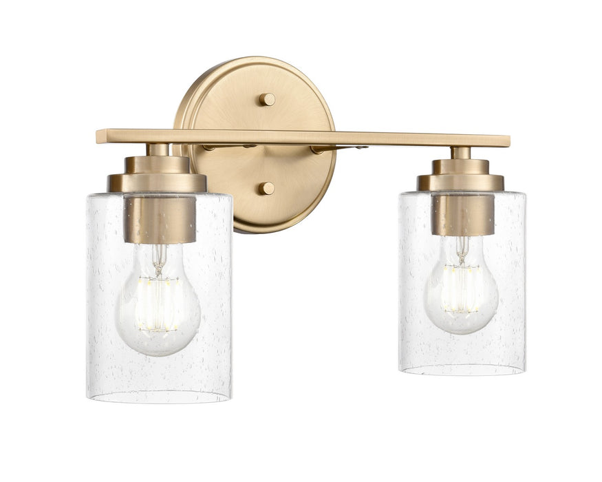 Millennium 3682-MG Two Light Vanity, Modern Gold