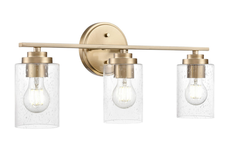 Millennium 3683-MG Three Light Vanity, Modern Gold