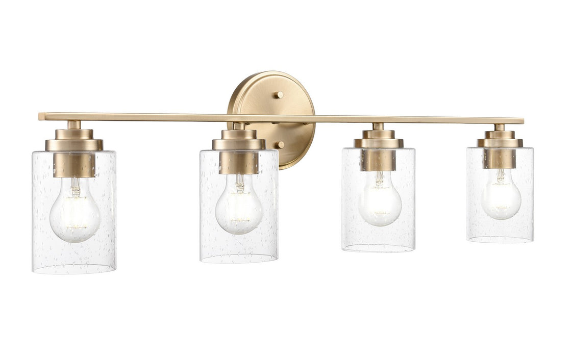 Millennium 3684-MG Four Light Vanity, Modern Gold