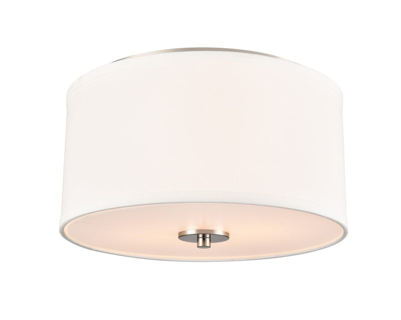 Millennium 41002-BN Two Light Flushmount, Brushed Nickel
