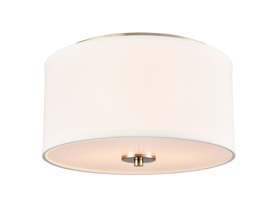 Millennium 41002-MG Two Light Flushmount, Modern Gold