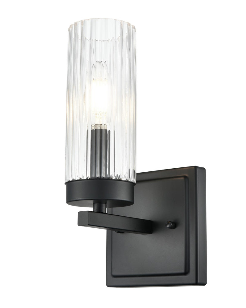Millennium 46001-MB One Light Vanity, Matte Black