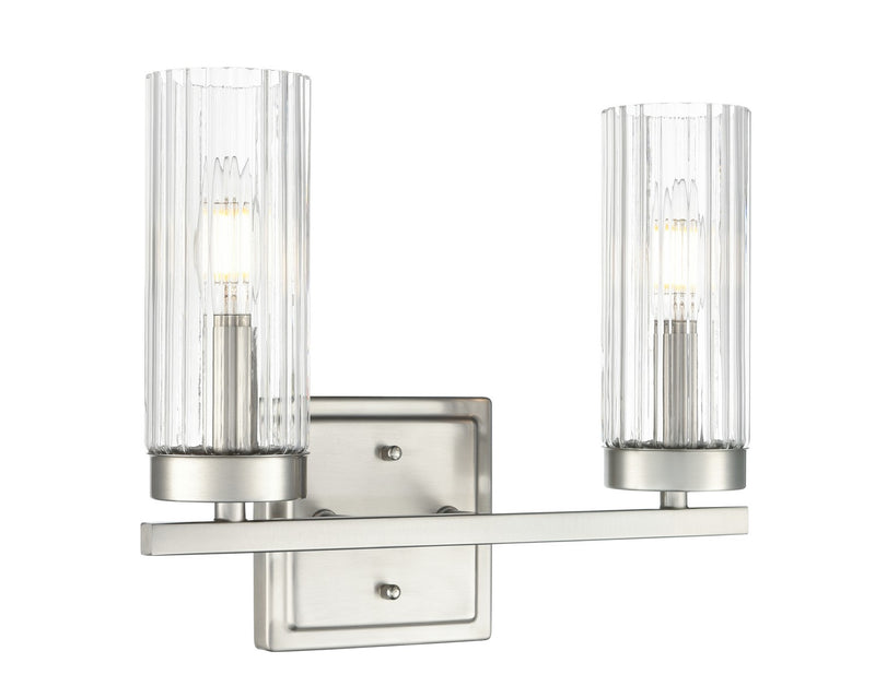 Millennium 46002-BN Two Light Vanity, Brushed Nickel