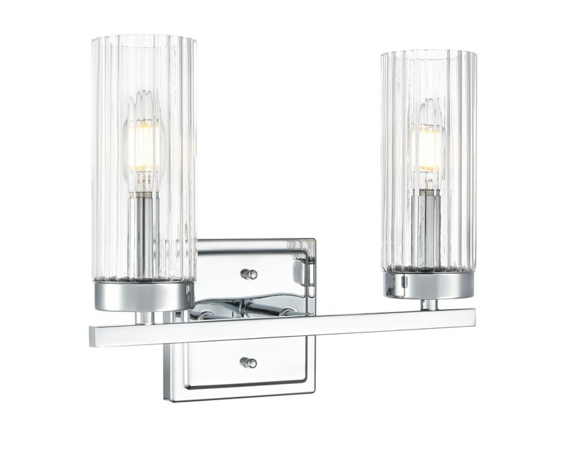 Millennium 46002-CH Two Light Vanity, Polished Chrome