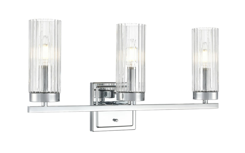 Millennium 46003-CH Three Light Vanity, Polished Chrome