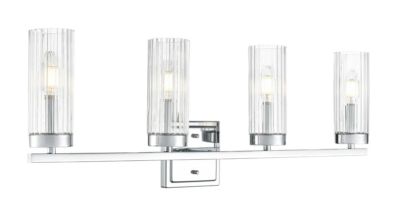 Millennium 46004-CH Four Light Vanity, Polished Chrome