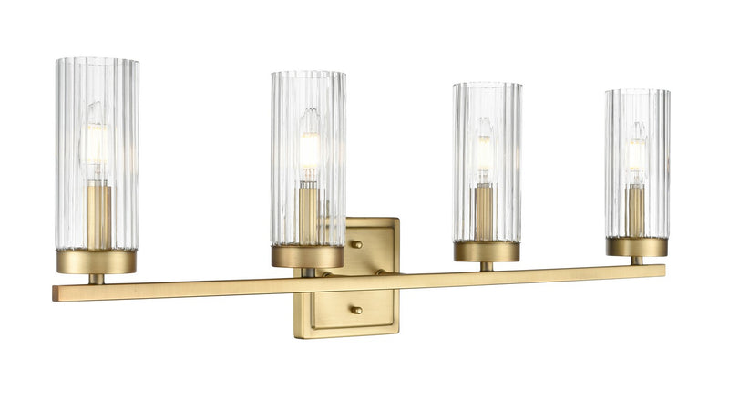 Millennium 46004-VB Four Light Vanity, Vintage Brass