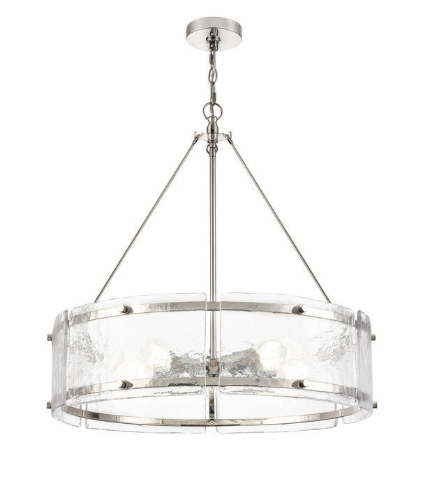 Millennium 47005-PN Five Light Chandelier, Polished Nickel