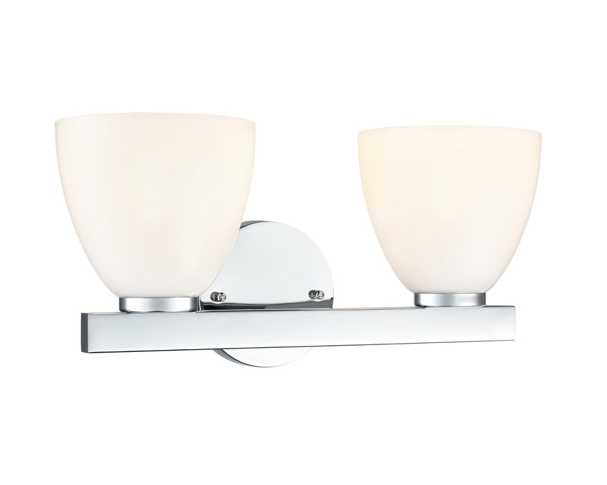 Millennium 49002-CH Two Light Vanity, Polished Chrome