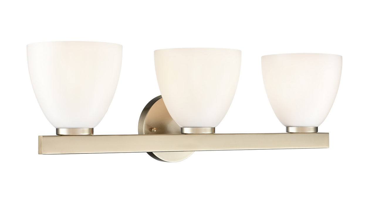 Millennium 49003-MG Three Light Vanity, Modern Gold