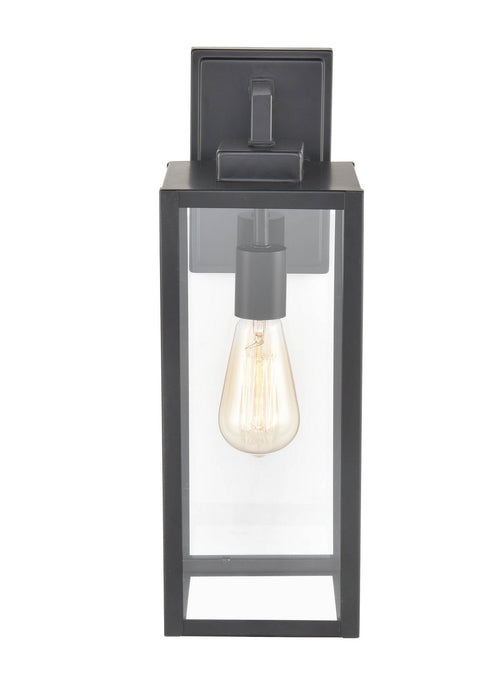 Millennium 60081-PBK One Light Outdoor Wall Sconce, Powder Coat Black