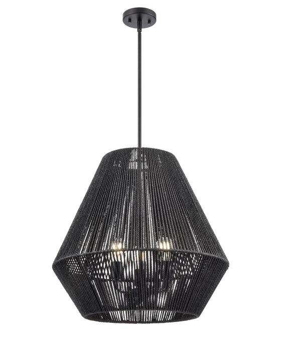 Millennium 9023-MB Three Light Pendant, Matte Black