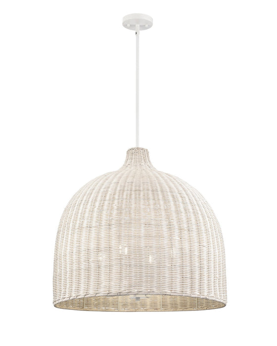 Millennium 9027-WH Four Light Pendant, Matte White