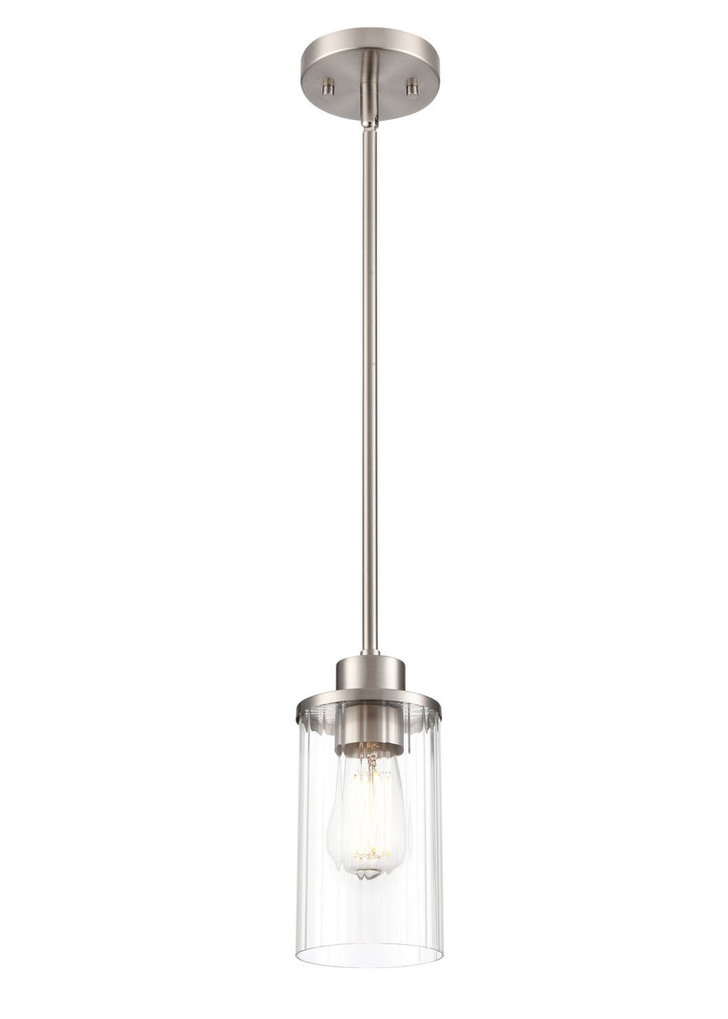 Millennium 9511-BN One Light Pendant, Brushed Nickel